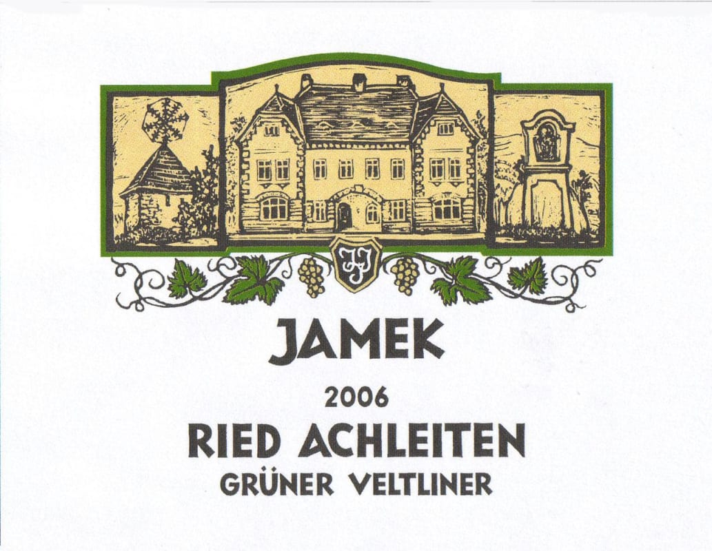 Weingut Josef Jamek Ried Achleiten Federspiel Gruner Veltliner 2006 Front Label