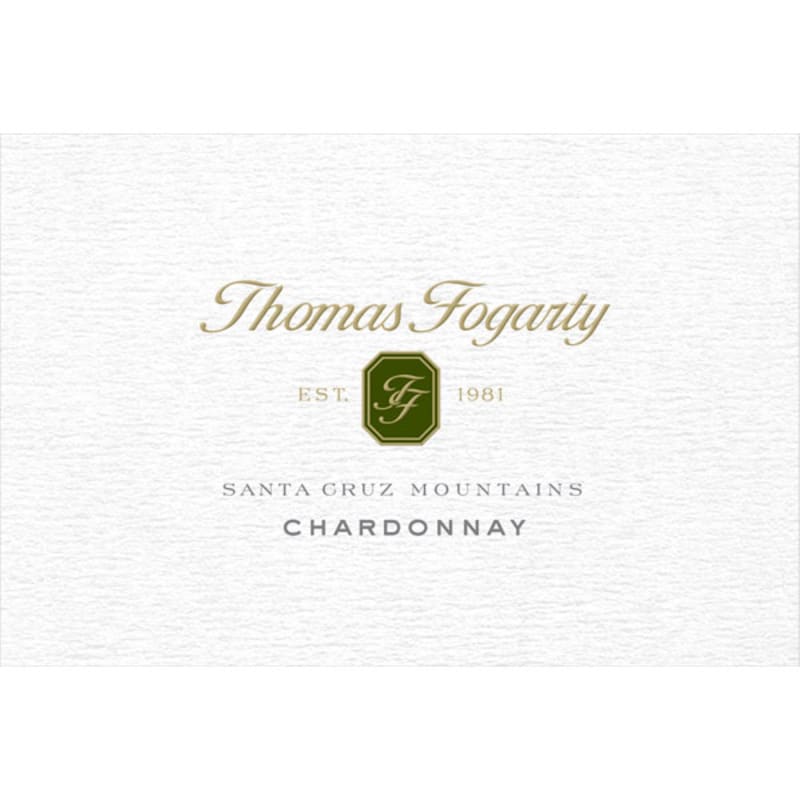 Thomas Fogarty Santa Cruz Mountains Chardonnay 2013 Front Label