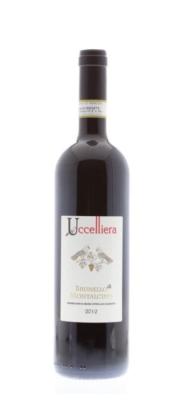 Uccelliera Brunello di Montalcino 2012 Front Bottle Shot
