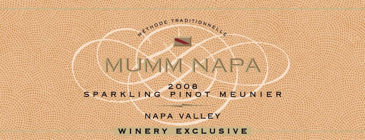Mumm Sparkling Pinot Meunier 2008 Front Label