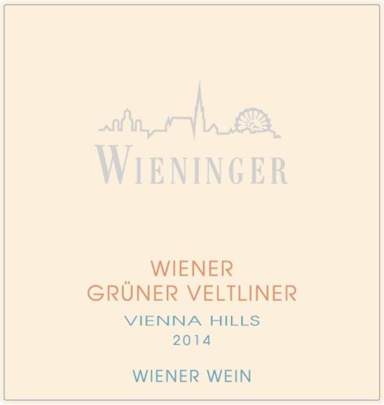 Wieninger Wiener Berge Gruner Veltliner 2014 Front Label