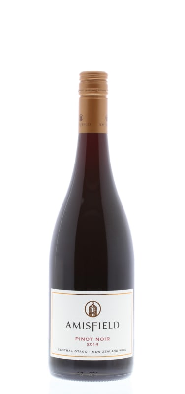 Amisfield Pinot Noir 2014 Front Bottle Shot