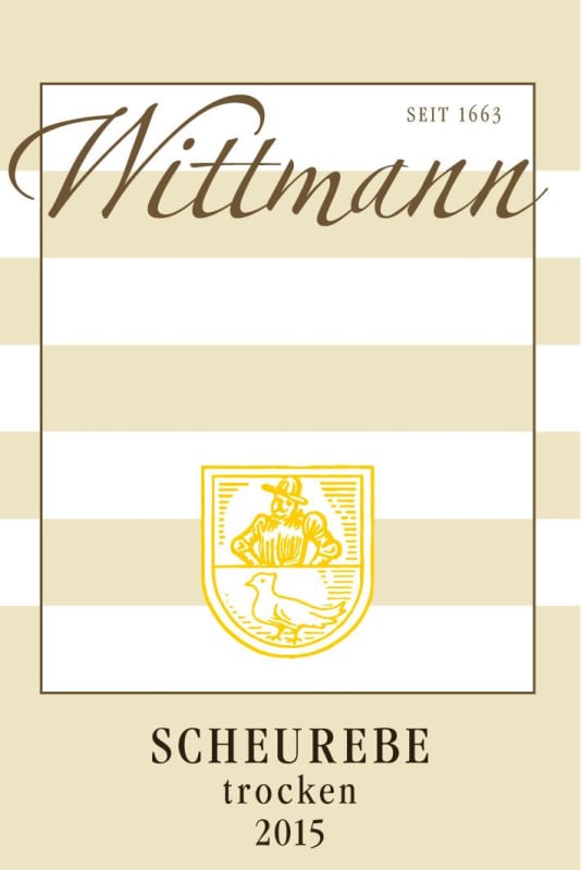 Wittmann Scheurebe Trocken 2015 Front Label