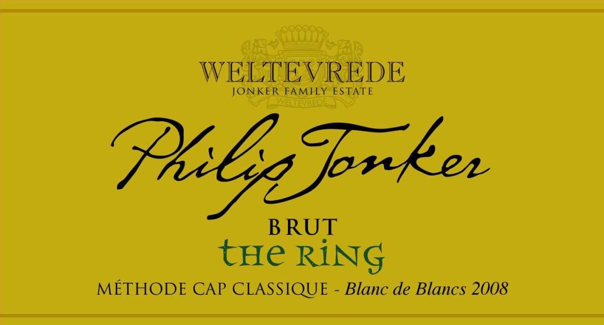 Weltervrede Philip Jonker The Ring Brut 2008 Front Label