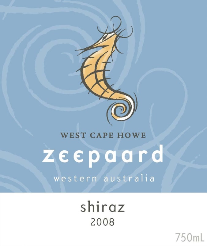 West Cape Howe Zeepard Shiraz 2008 Front Label