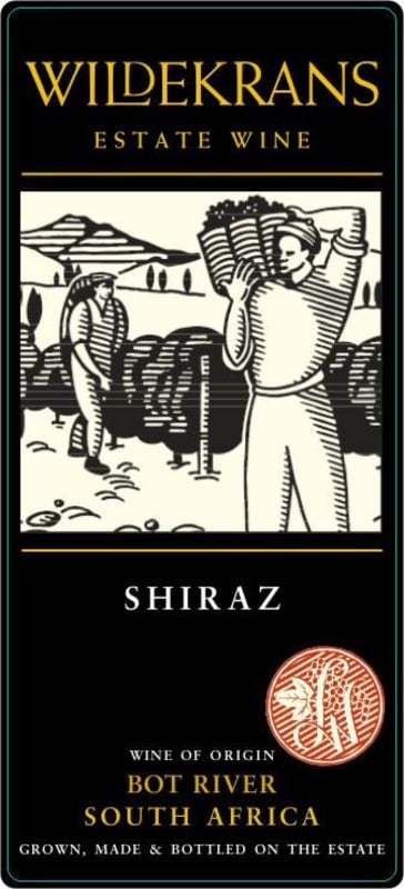 Wildekrans Shiraz 2011 Front Label