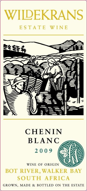 Wildekrans Chenin Blanc 2009 Front Label