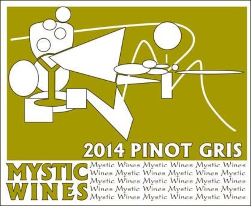 Mystic Mt Pinot Gris 2014 Front Label
