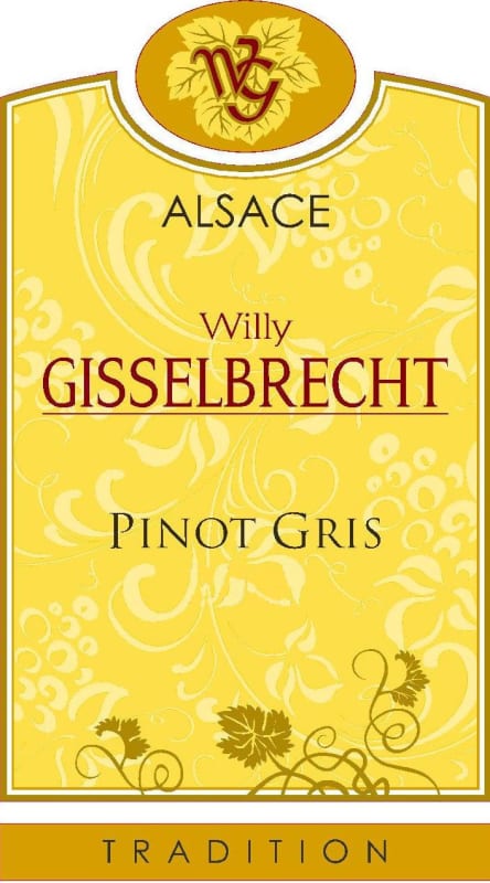 Gisselbrecht Pinot Gris 2013 Front Label