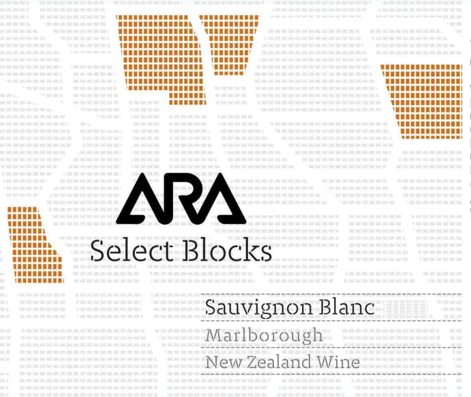 Ara Select Blocks Sauvignon Blanc 2012 Front Label