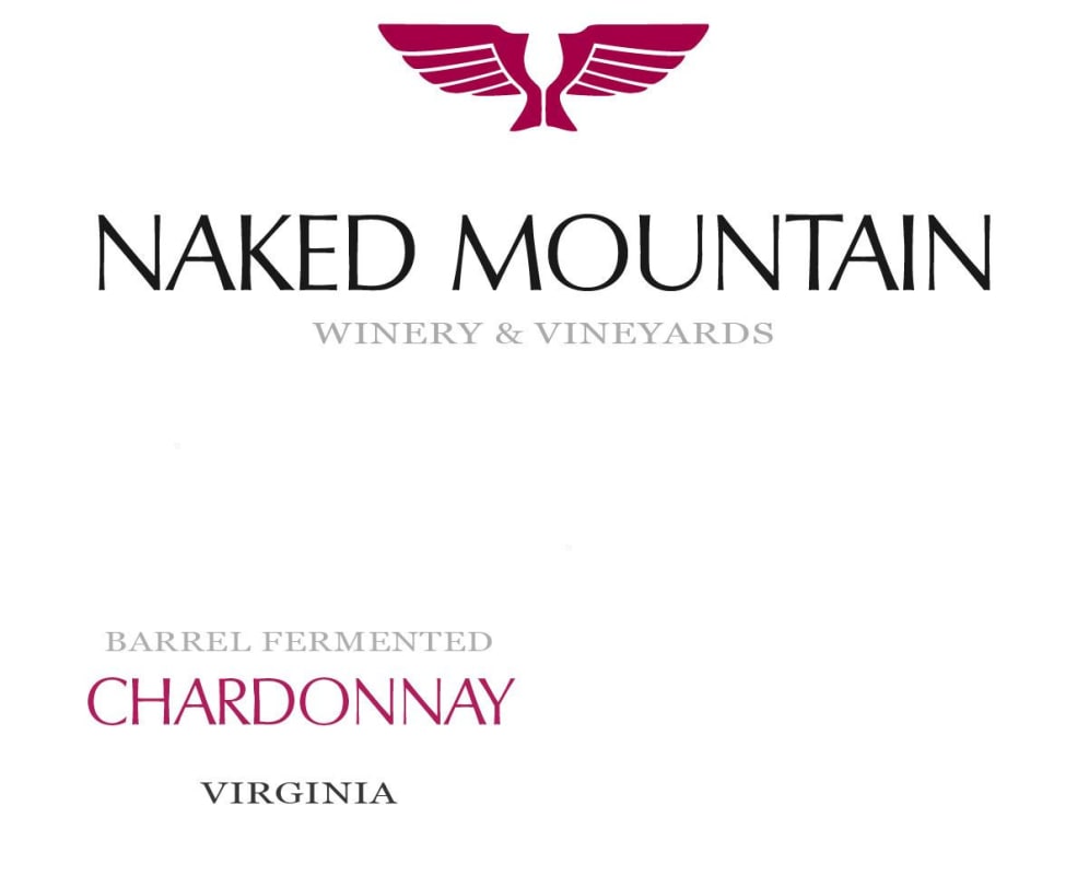 Naked Mountain Barrel Fermented Chardonnay 2012 Front Label