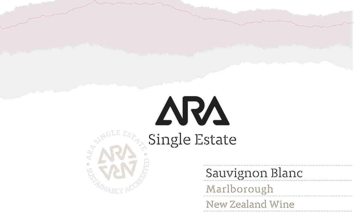 Ara Single Estate Sauvignon Blanc 2013 Front Label
