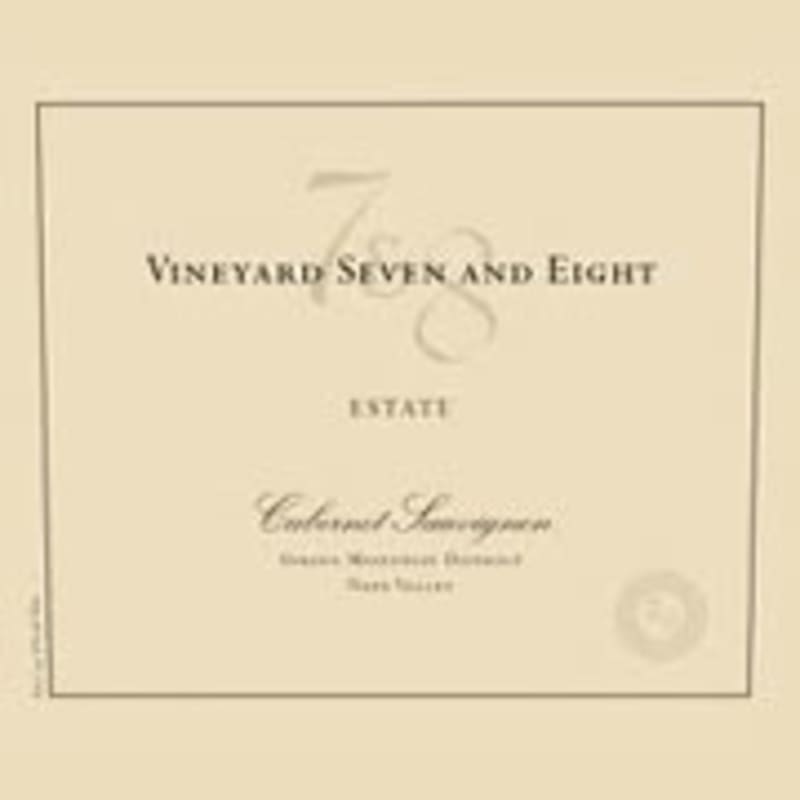 Vineyard 7 and 8 Estate Cabernet Sauvignon 2013 Front Label