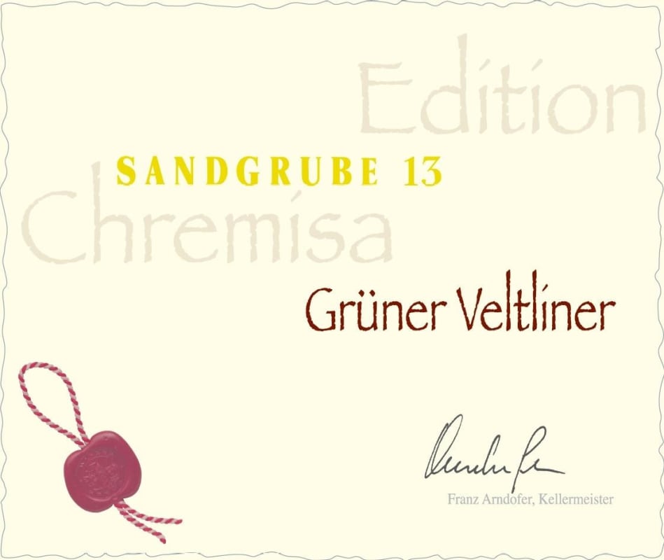 Winzer Krems Chremisa Edition Sandgrub 13 Gruner Veltliner 2009 Front Label