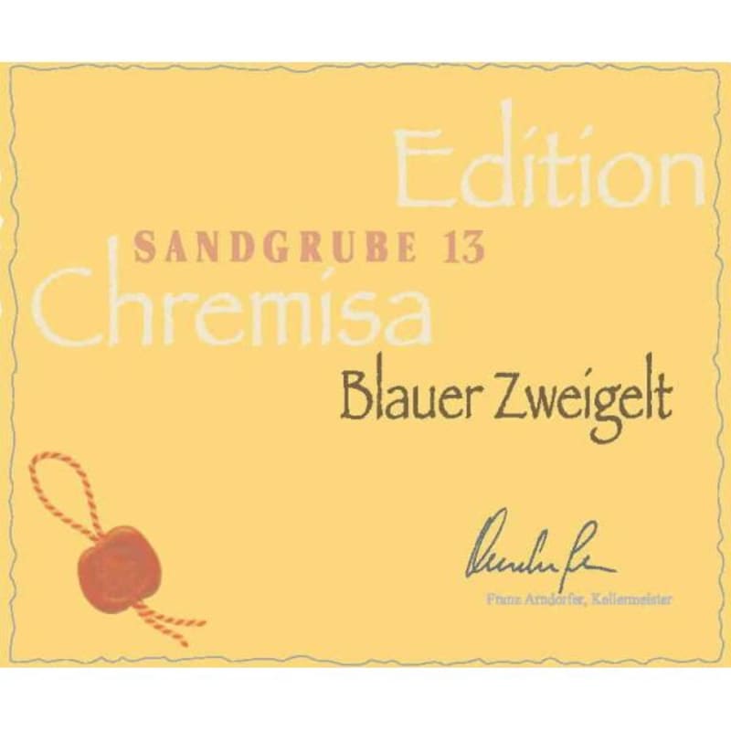 Winzer Krems Chremisa Blaue Editionr Zweigelt 2011 Front Label