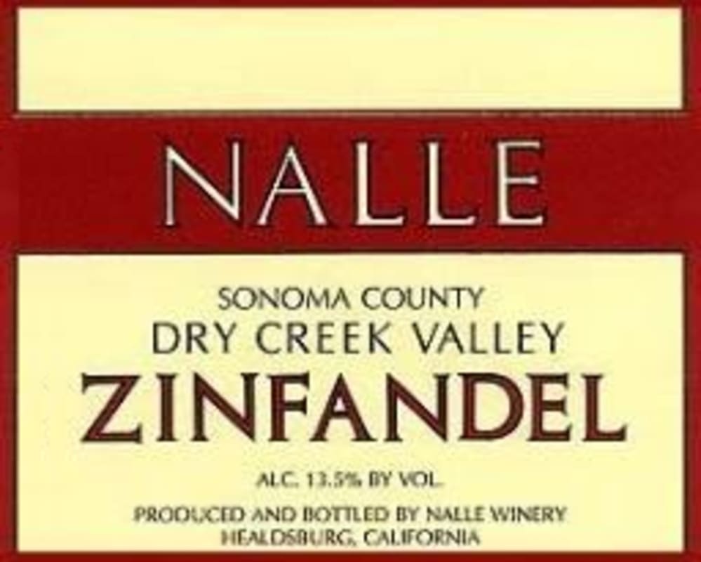 Nalle Dry Creek Valley Zinfandel 2011 Front Label