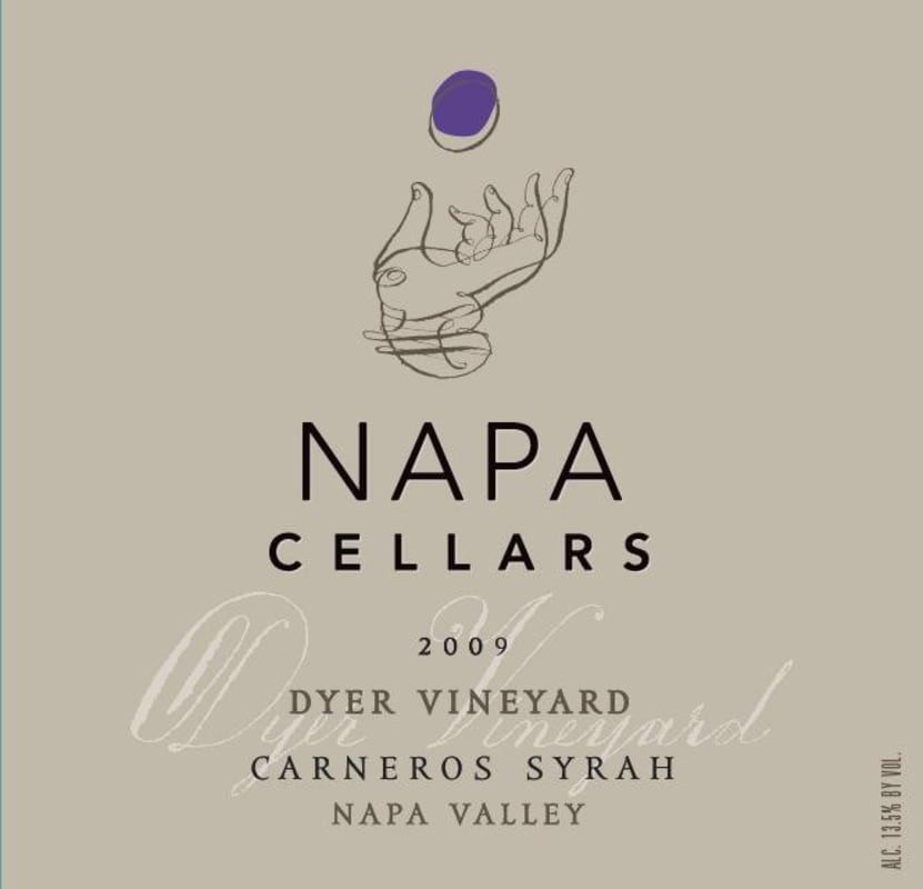 Napa Cellars Dyer Vineyard Syrah 2009 Front Label