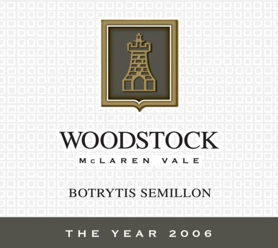 Woodstock Botrytis Semillon 2006 Front Label