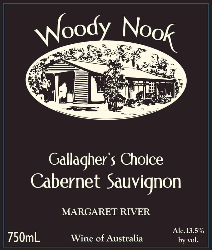 Woody Nook Cabernet Sauvignon 2013 Front Label