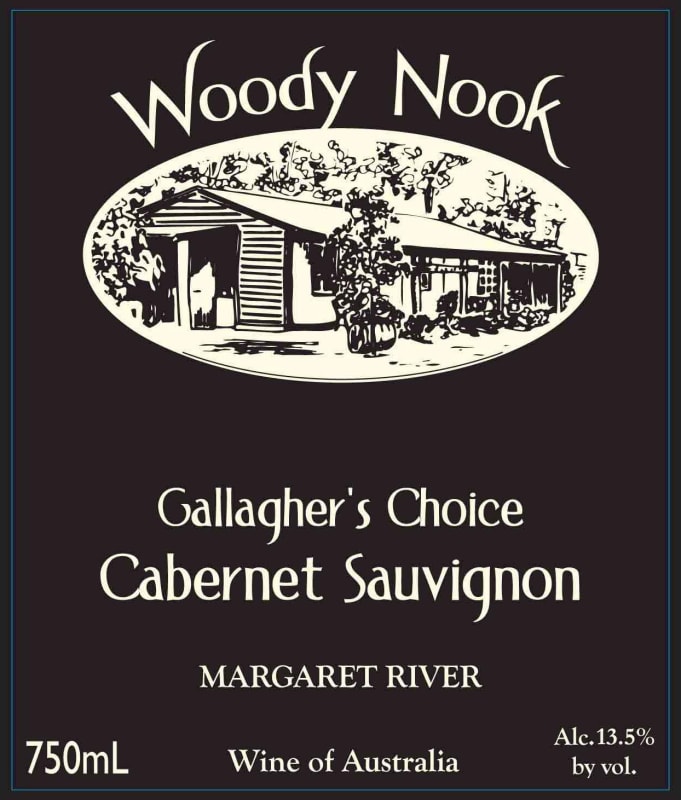 Woody Nook Cabernet Sauvignon 2014 Front Label