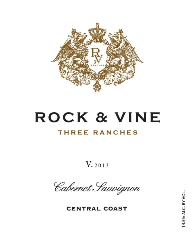 Nine North Wine Company Three Ranches Cabernet Sauvignon 2013 Front Label