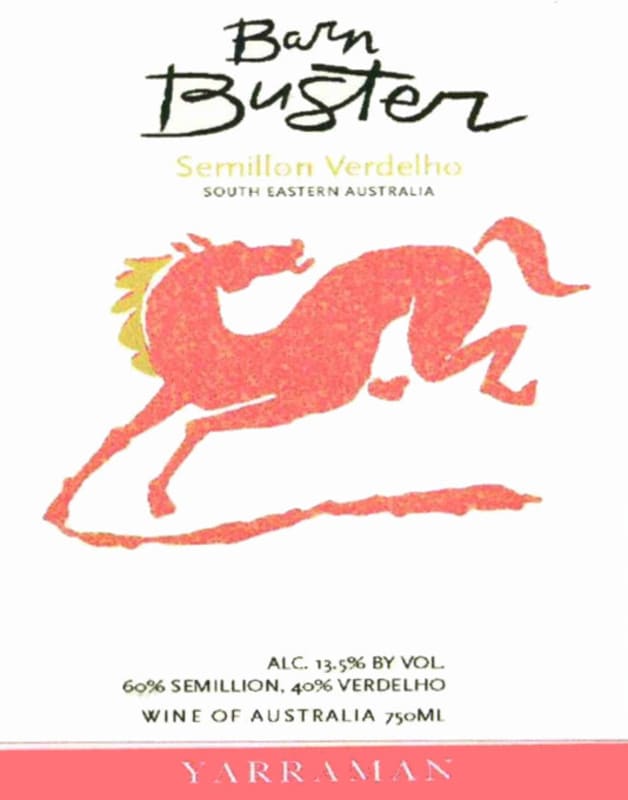 Yarraman Road Barn Buster Semillon Verdehlo 2006 Front Label