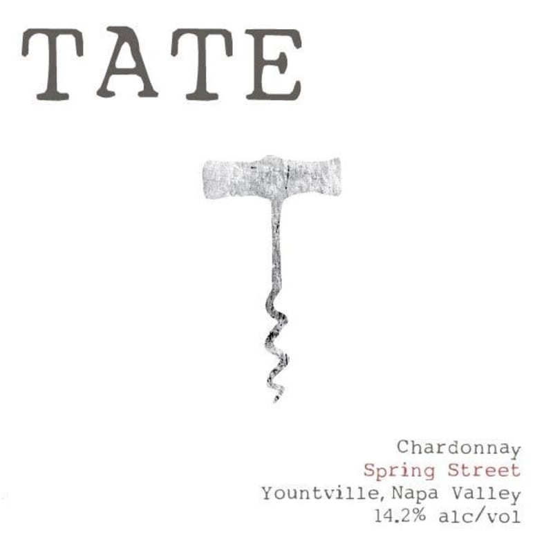 TATE Spring Street Chardonnay 2015 Front Label