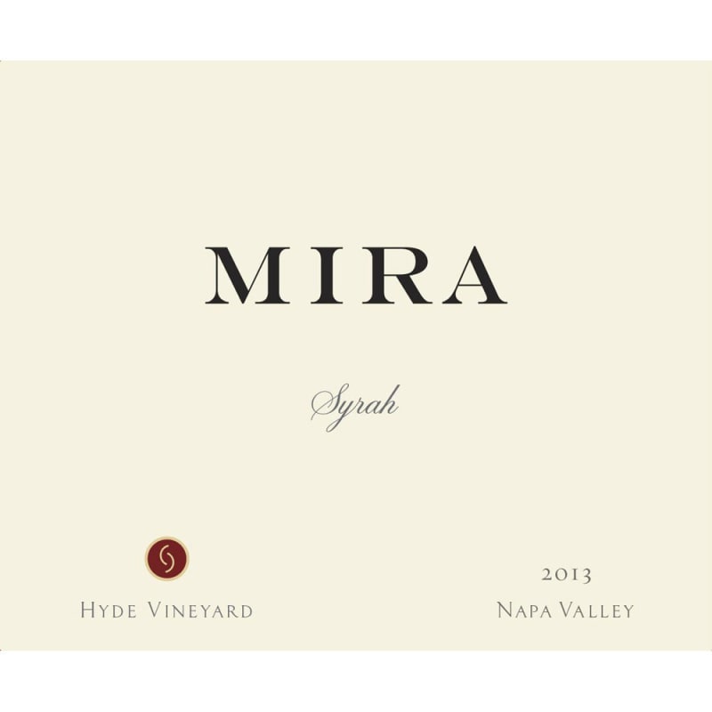 Mira Winery Hyde Vineyard Syrah 2013 Front Label