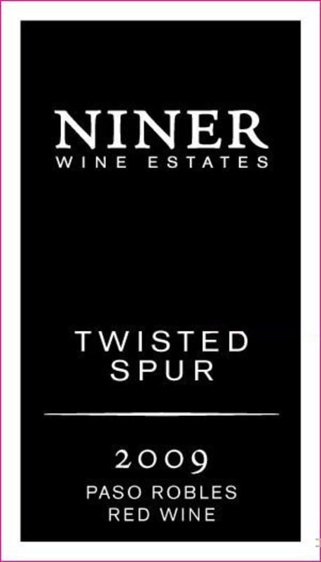 Niner Twisted Spur Red Wine 2009 Front Label