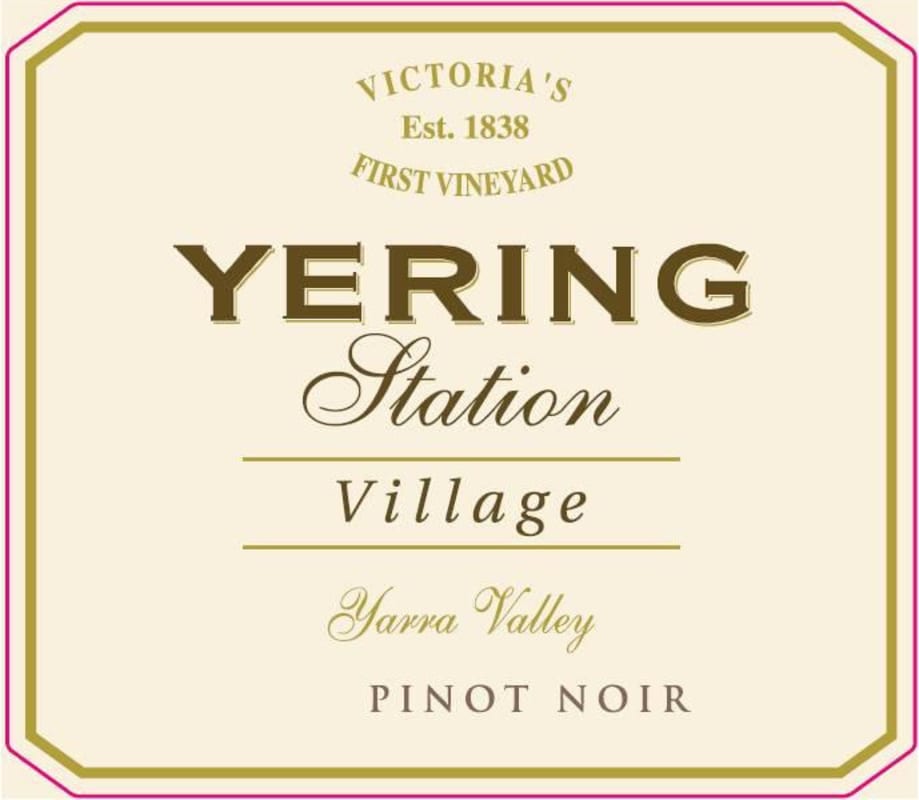 Yering Station Village Pinot Noir 2014 Front Label