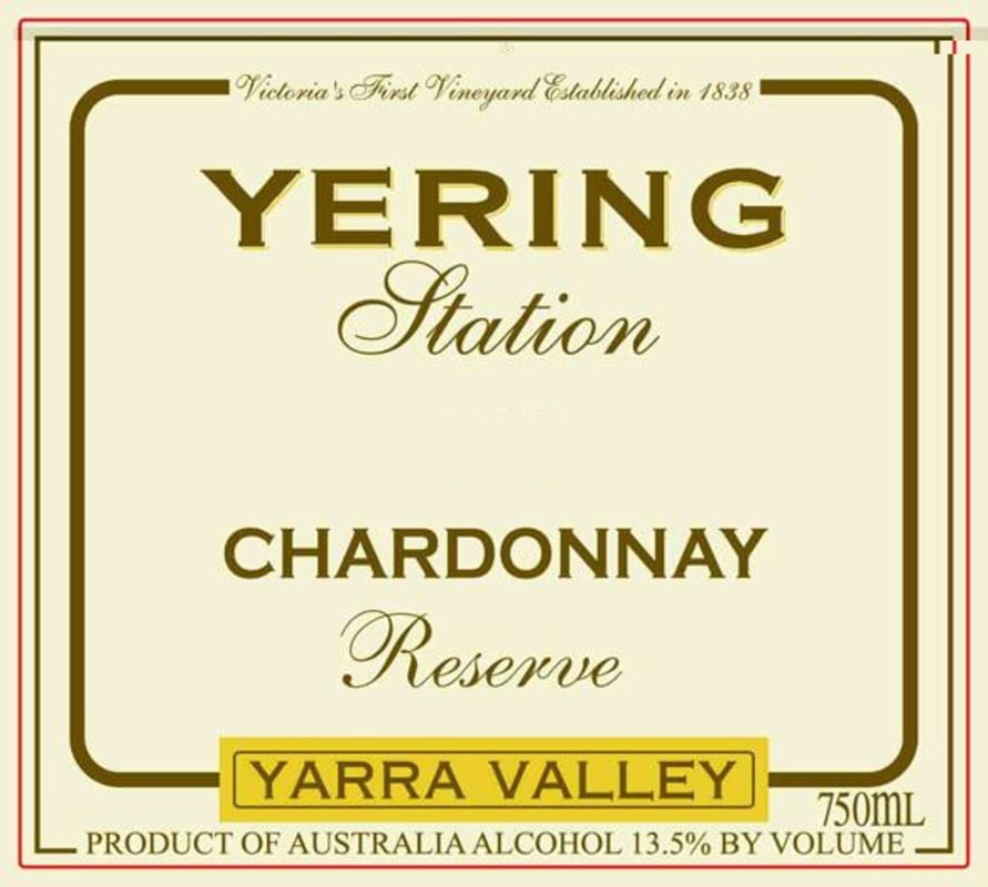 Yering Station Reserve Chardonnay 2006 Front Label
