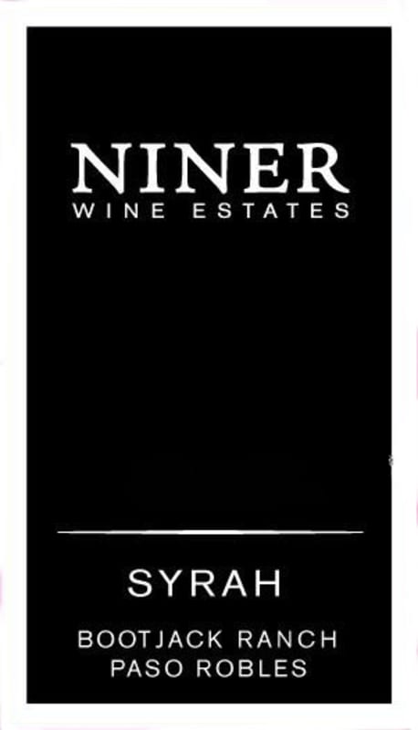 Niner Bootjack Ranch Syrah 2012 Front Label