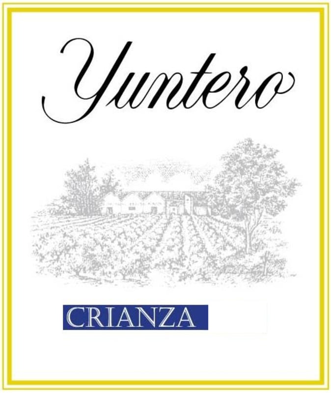 Bodegas Yuntero Crianza 2011 Front Label