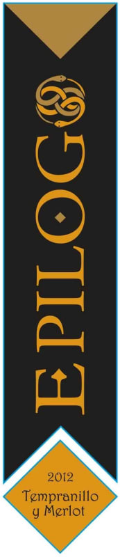 Bodegas Yuntero Epilogo Tempranillo Merlot Roble 2012 Front Label