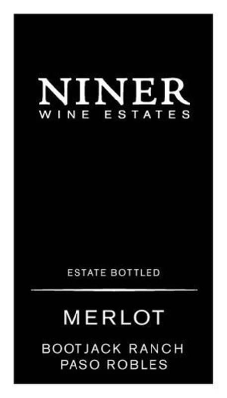 Niner Bootjack Ranch Merlot 2013 Front Label