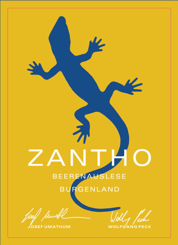 Zantho Beerenauslese 2015 Front Label