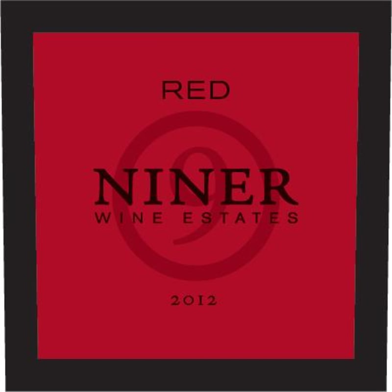 Niner Paso Robles Red 2012 Front Label