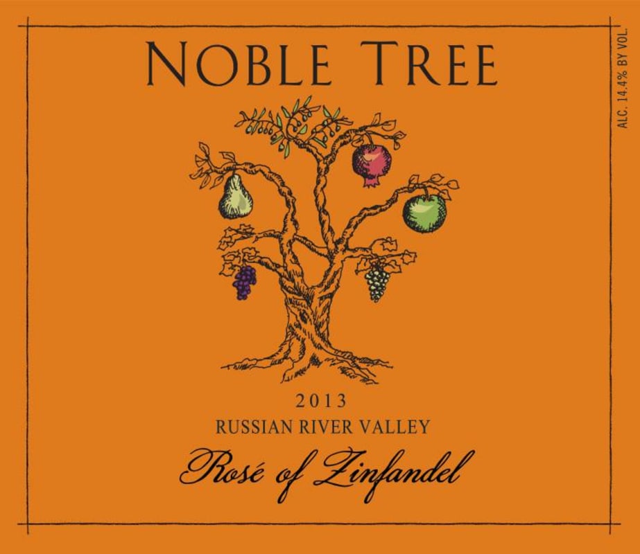 Noble Tree Rose of Zinfandel 2013 Front Label