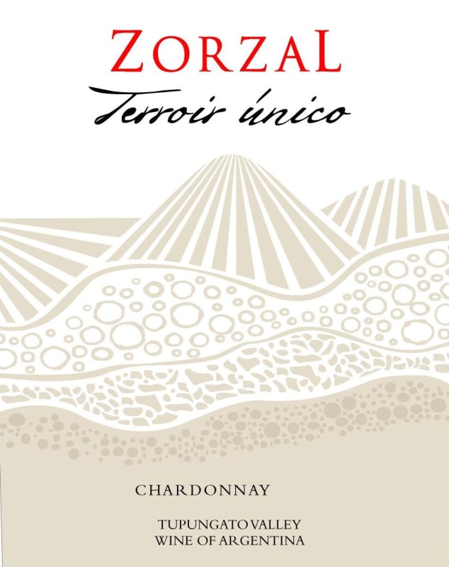 Zorzal Terroir Unico Chardonnay 2013 Front Label