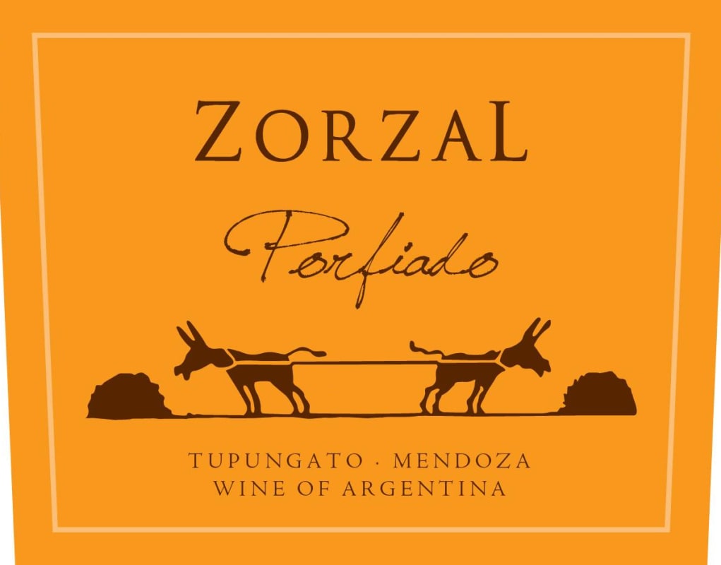 Zorzal Porfiado Pinot Noir 2012 Front Label