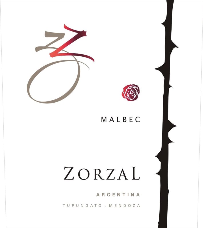 Zorzal Malbec 2011 Front Label