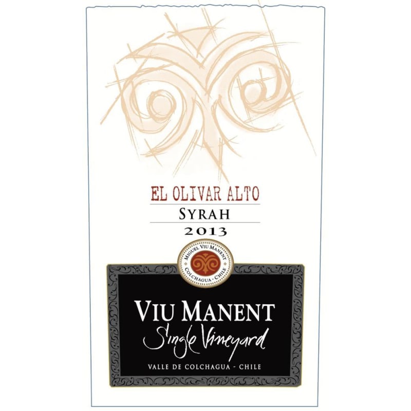 Viu Manent El Olivar Alto Single Vineyard Syrah 2013 Front Label