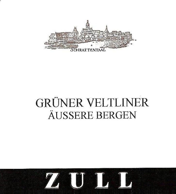 Zull Aussere Bergen Gruner Veltliner 2007 Front Label