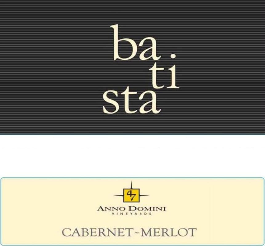 47 Anno Domini Veneto Batista Cabernet-Merlot 2009 Front Label