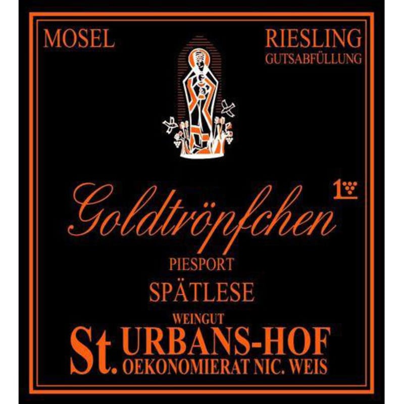 Nik Weis St. Urbans-Hof Piesporter Goldtropfchen Riesling Spatlese 2013 Front Label
