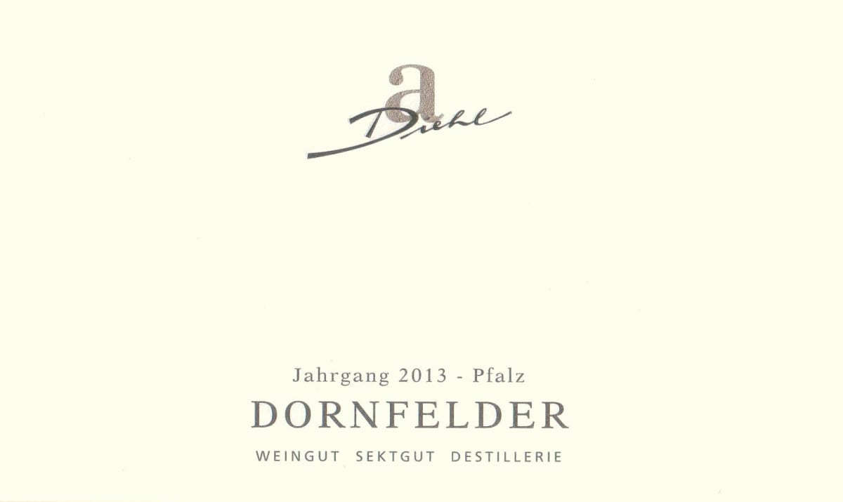 A. Diehl - Wein und Sektgut Destillerie Dornfelder 2013 Front Label