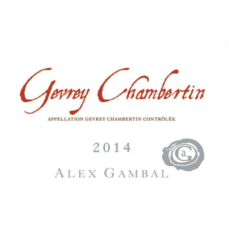 Alex Gambal Gevrey-Chambertin 2014 Front Label