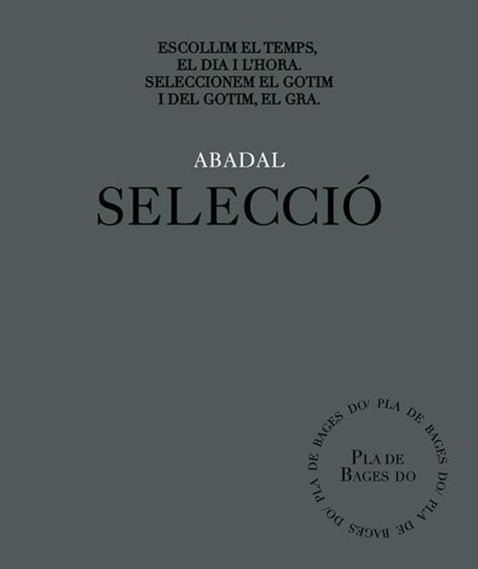 Abadal Seleccio 2009 Front Label