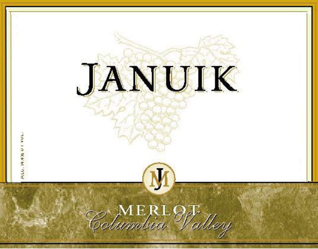 Januik Winery Merlot 2010 Front Label