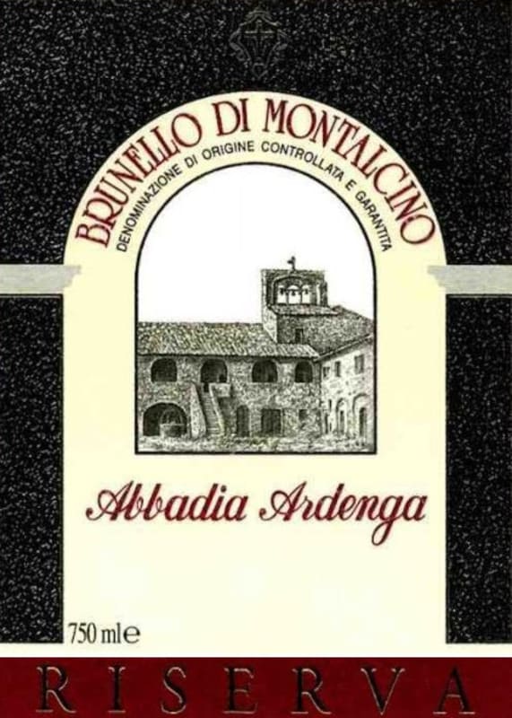 Abbadia Ardenga Brunello di Montalcino Riserva 2007 Front Label